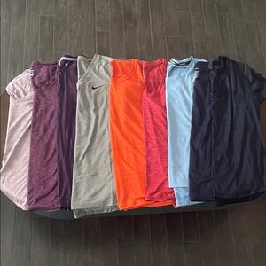 Nike & Assorted Brands Women's Short Sleeve Tees (9) - Vibrant Color Collection
